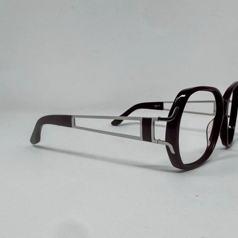 Tura MOD.003 BUR Burgundy Oversized Square Sunglass / Eyeglass Frames 60-13-130